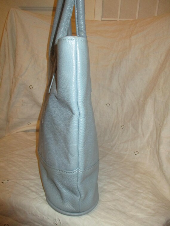 Ameri Leather pebbled leather tote bag - image 6