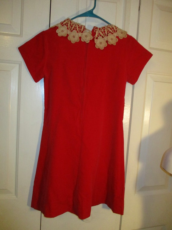 Celeste New York red velvet dress - image 6