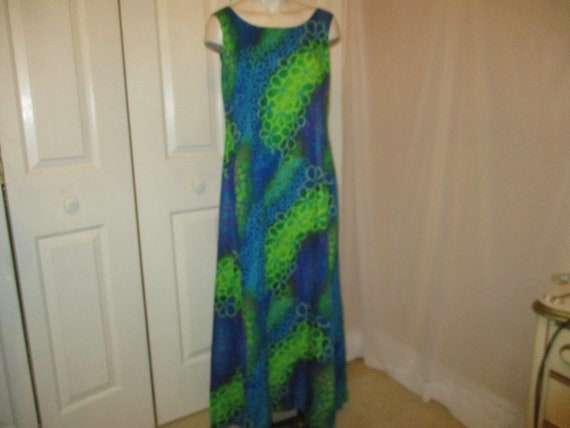 Tropicana Hawaii sleeveless maxi Hawaiian dress