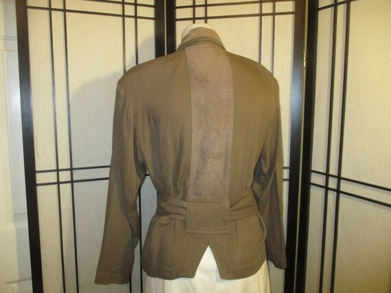 Metropole belted safari style jacket - image 4