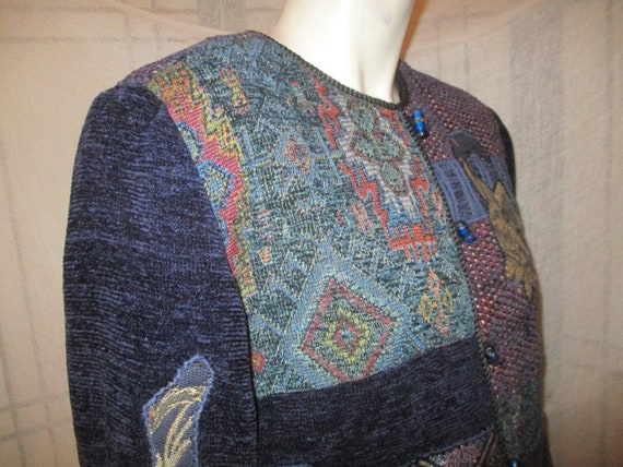 Julia Kim patchwork jacket - image 4