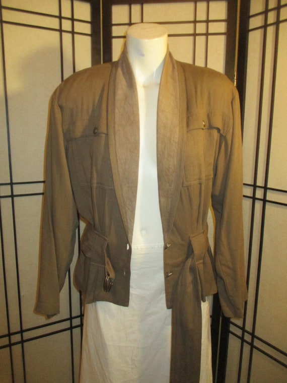 Metropole belted safari style jacket - image 8