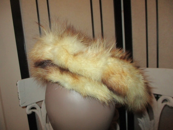 red tail fox fur hat/tam - image 10