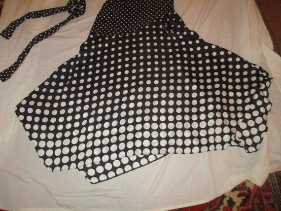 banana republic black and white polka dot dress Black and White Polka Dot Bubble Skirt Mini Dress