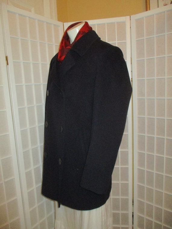 L.L. Bean wool/cashmere blend pea coat - image 6