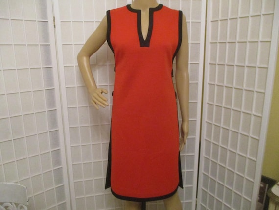 red and black tunic dress Striped Asymmetrical Sleeveless Red Black Cotton Tunic Dress