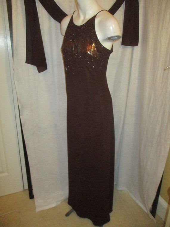 Cachet formal with matching scarf/wrap - image 7