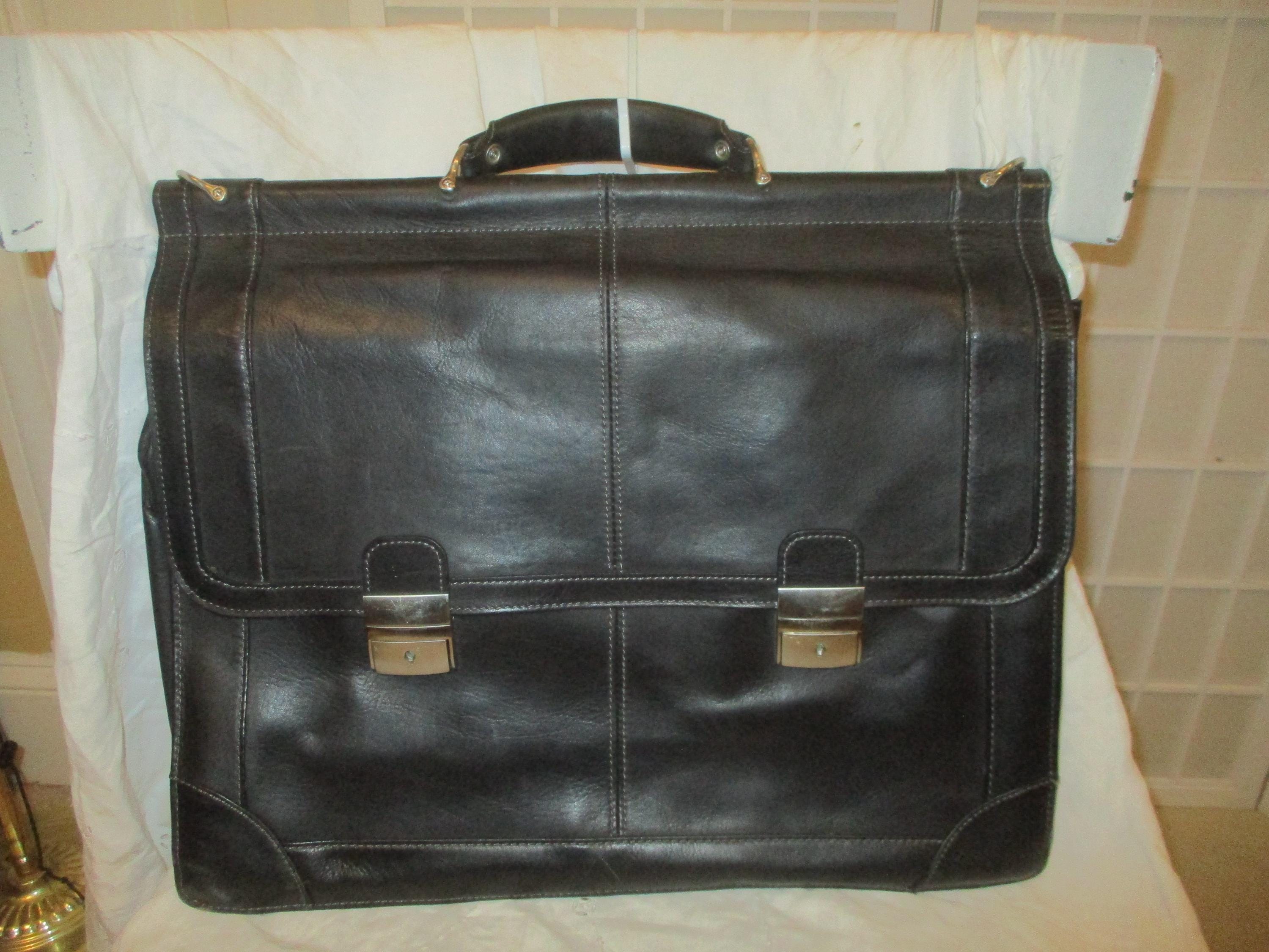 Vintage Wilson Leather Briefcase - Etsy
