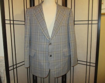 Cricketeer retro plaid blazer/sport coat