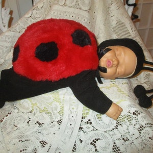 Vintage Anne Geddes Ladybug Sleeping Doll India
