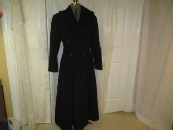 Topcoat Exclusive wool blend long coat