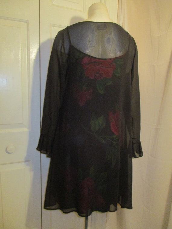 Laura Ashley sheer silk dress - image 4