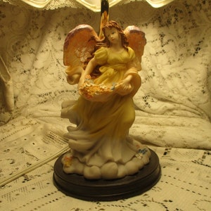small angel accent lamp base