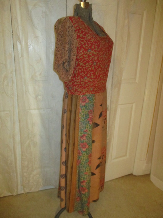 Marisol patchwork boho maxi dress - image 6