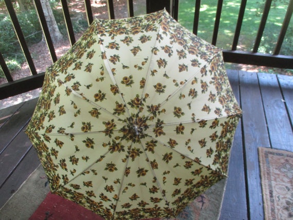 floral print umbrella - image 1