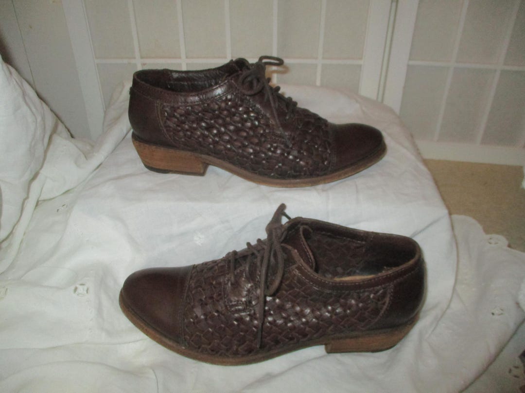 Frye gewebte Lederschuhe