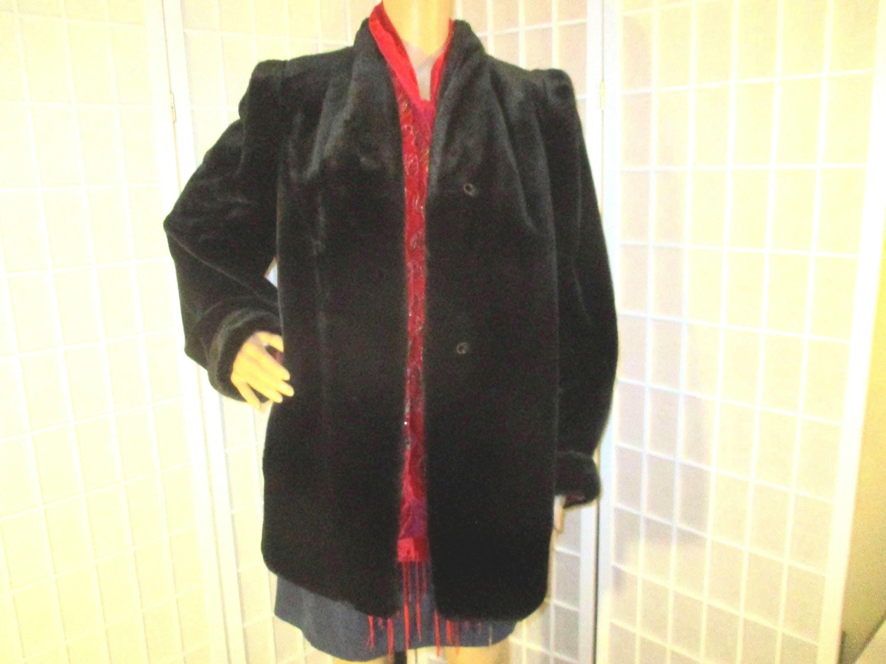 Jacques Saint Laurent Fur Coat - Etsy