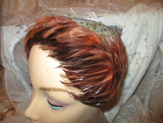 feather curvette/caplet/head band - image 1