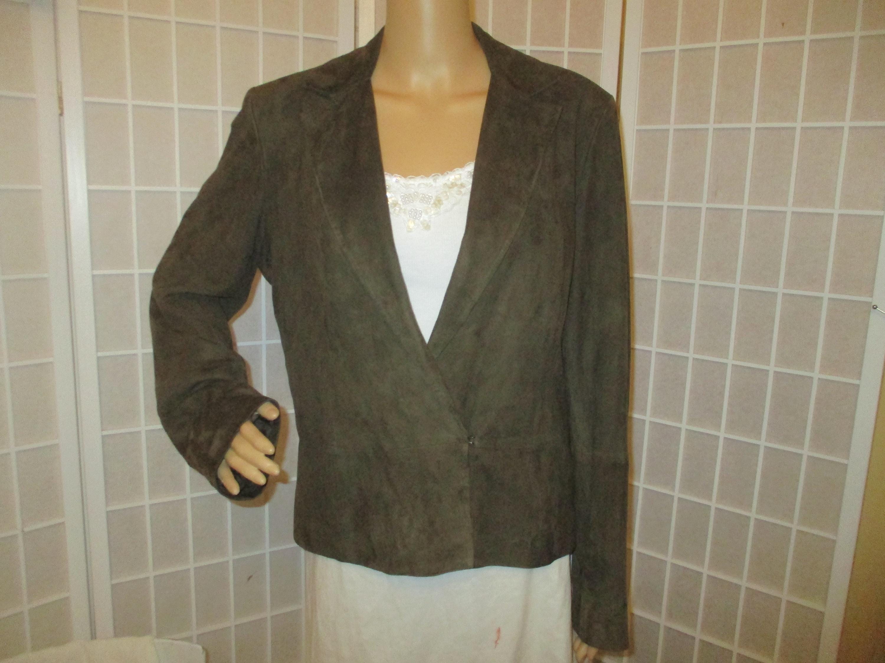 Brooks Brothers Goat Suede Leather Jacket - Etsy Canada
