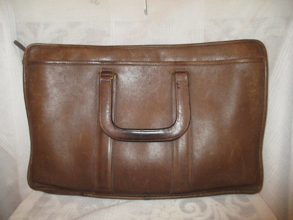 vintage Coach 9046 cowhide leather briefcase - image 4