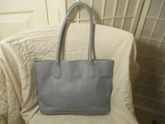 Ameri Leather pebbled leather tote bag - image 3