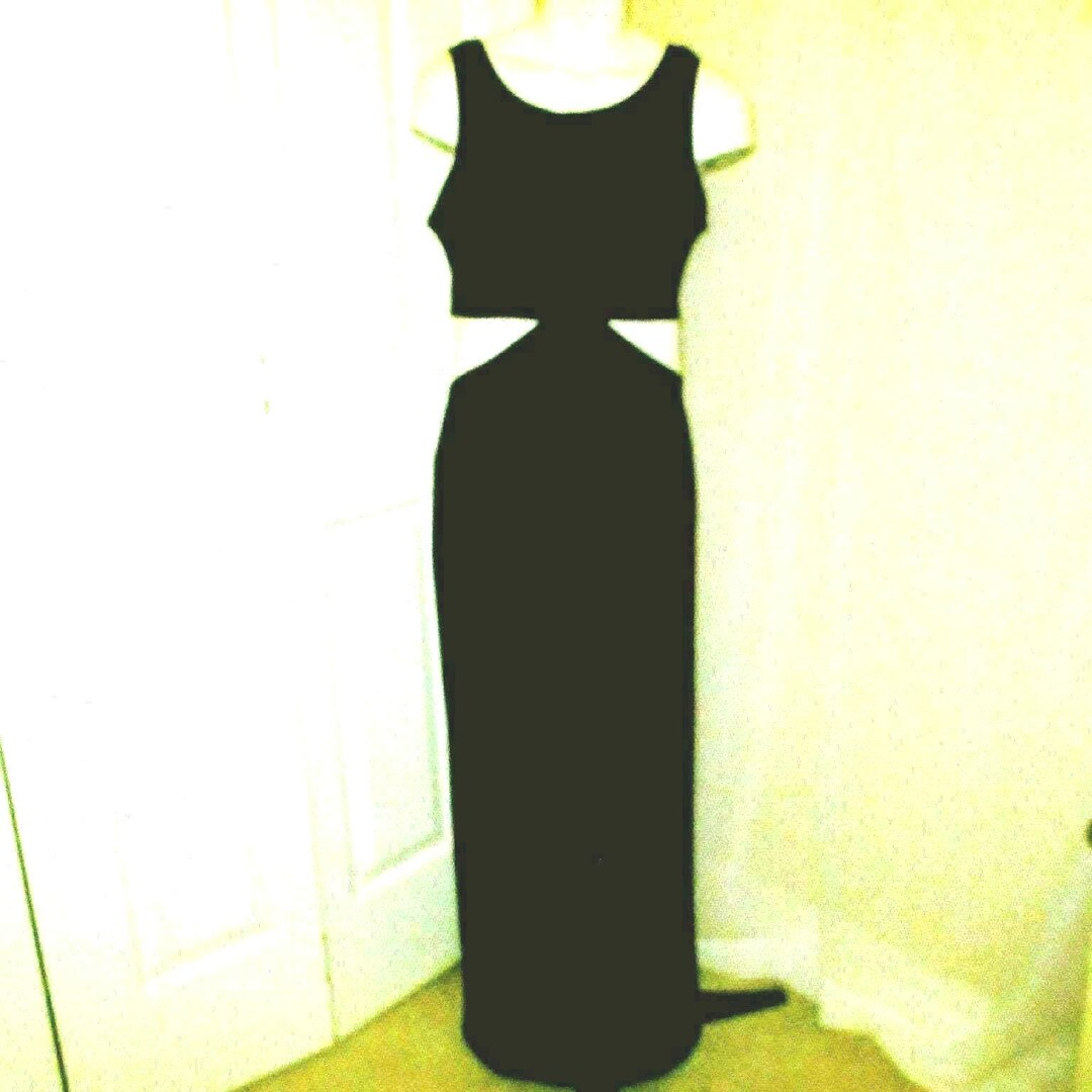 navy blue dress for baby girl All That Jazz A Chorus Line Co. Knit Maxi Dress