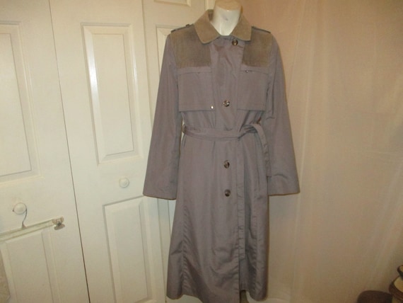Freddi-Gail belted all weather belted trench coat