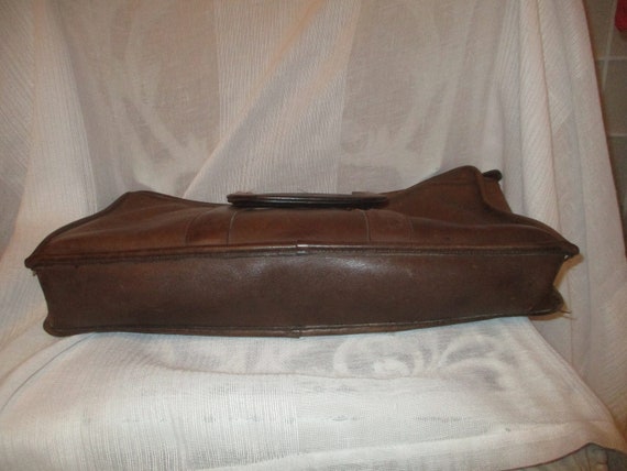 vintage Coach 9046 cowhide leather briefcase - image 9