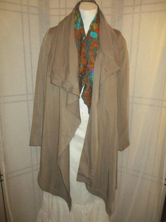 Allsaints asymmetric hem waterfall jacket/coat - image 2