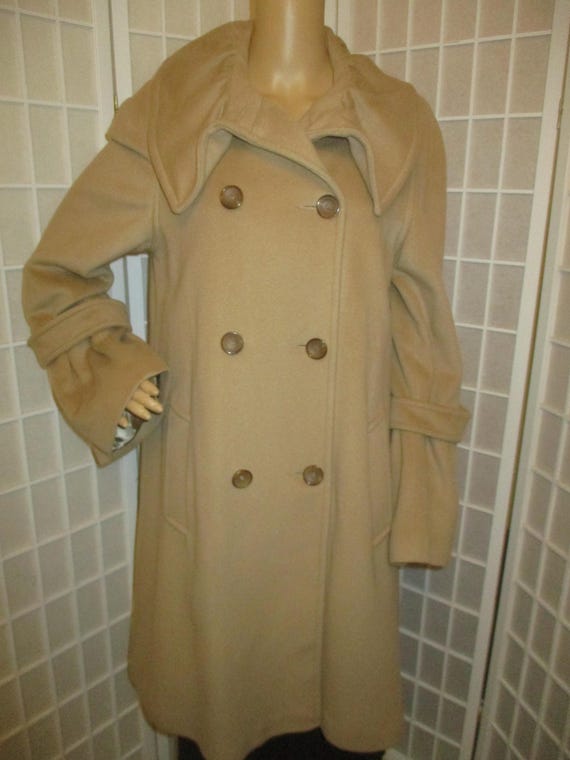 George Simonton wool/cashmere double breasted coat - image 4