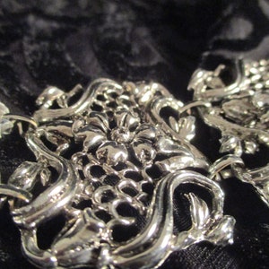 Art nouveau filigree wide bracelet image 10