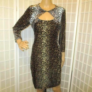 Cache Leopard Dress - Etsy
