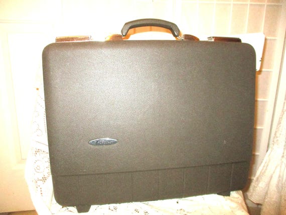 Forecast vintage hard shell briefcase, luggage, travel, business