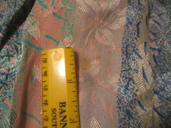 vintage Montaldo's silk jacquard blouson 3/4 slee… - image 10