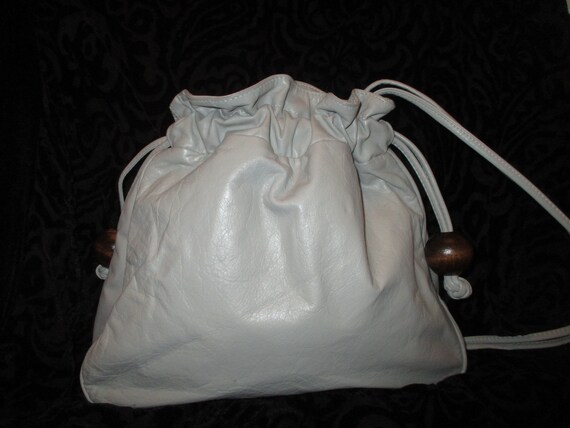 Bags by Jane patchwork leather drawstring shoulde… - image 4