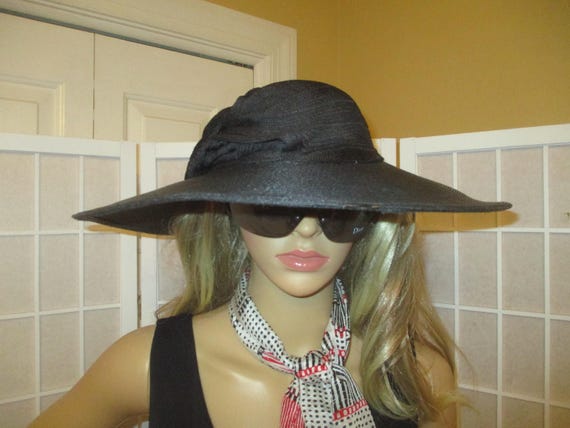 Eric Javits Rare Vintage Wide Brim  display picture 2