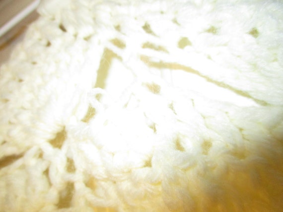 crocheted fringed shawl - image 10