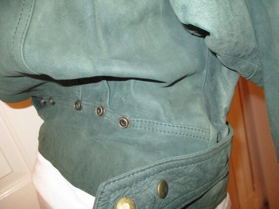 Winlit nubuck leather moto jacket - image 6