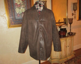 eddie bauer men's genuine leather coats & jackets