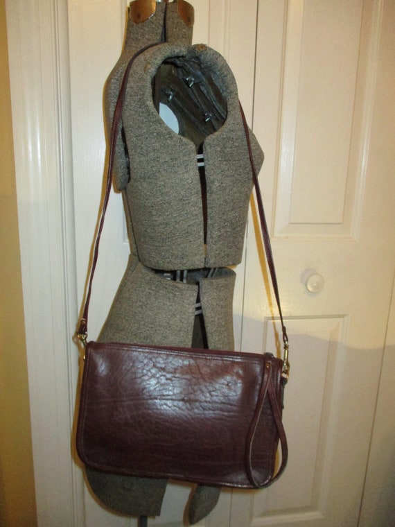 leather shoulder bag wristlet / clutch - image 2
