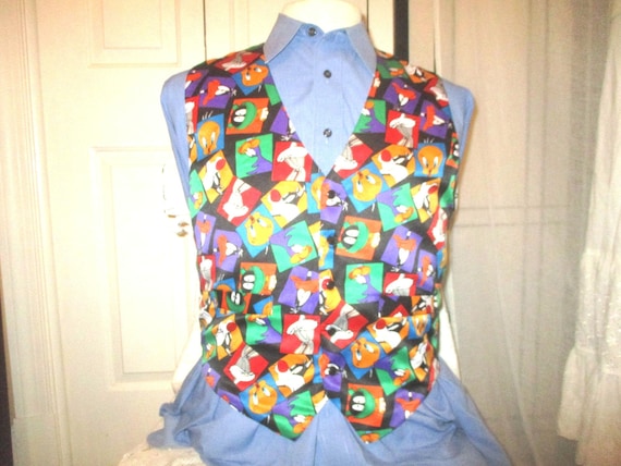 Looney Tunes Mania Character Vest - Etsy