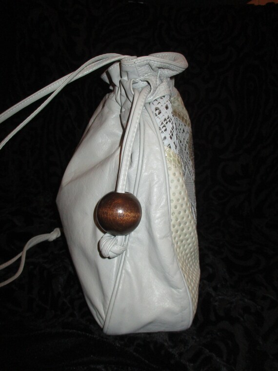 Bags by Jane patchwork leather drawstring shoulde… - image 3