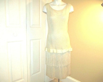 fringed flapper dress