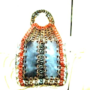 braided leather boho hippie tote/satchel