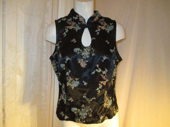 All That Jazz sleeveless oriental style top