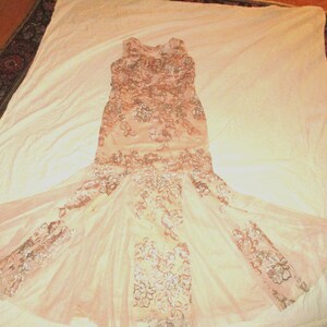 Cachet Sheer Mesh Sequined Embroidered Sleeveless Mermaid Formal Dress -  Etsy