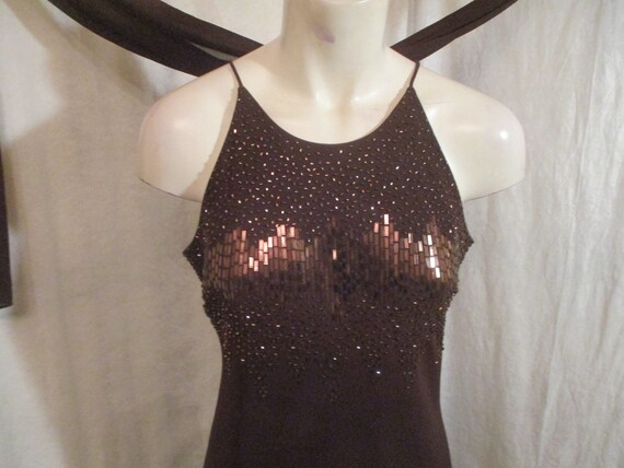 Cachet formal with matching scarf/wrap - image 2