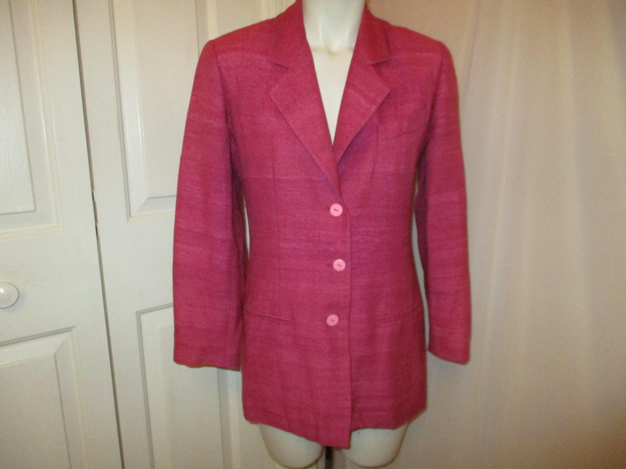 Burberry's London Silk Blazer - Etsy