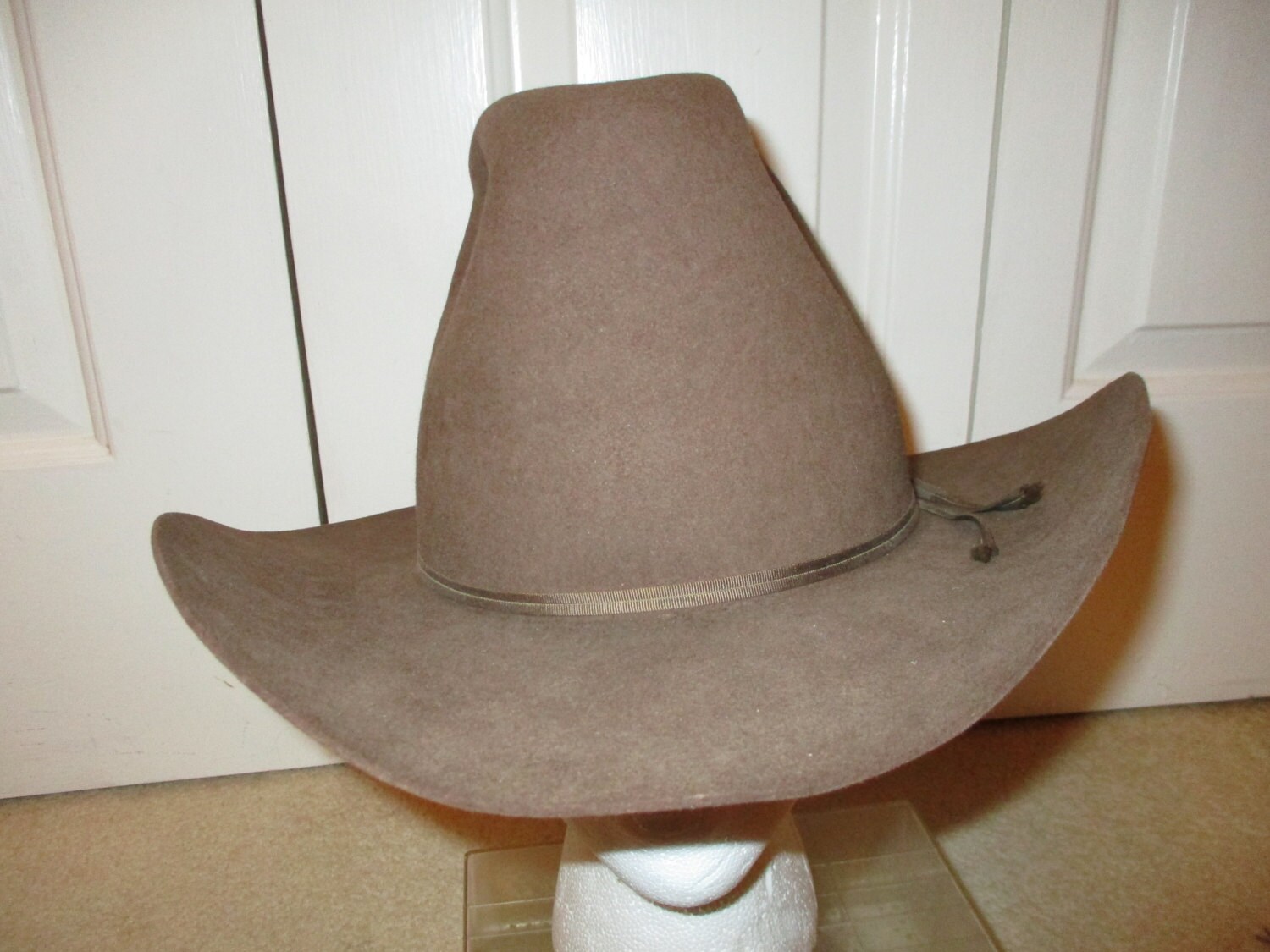 Vintage Resistol beaver western hat size 7 1/8 Etsy