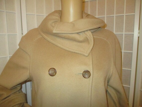 George Simonton wool/cashmere double breasted coat - image 2